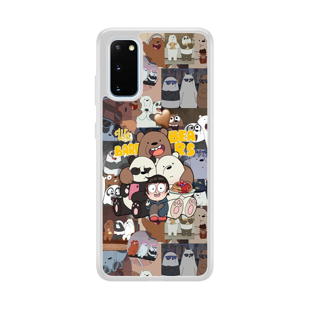 Bare Bears One Love as Family Samsung Galaxy S20 Case-Oxvistore