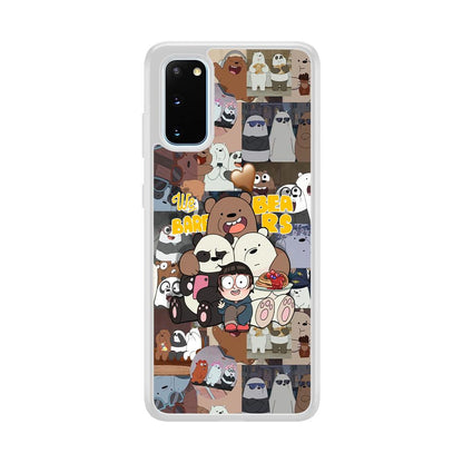 Bare Bears One Love as Family Samsung Galaxy S20 Case-Oxvistore