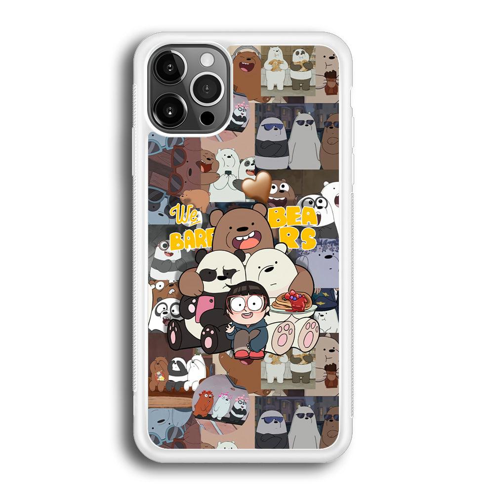 Bare Bears One Love as Family iPhone 12 Pro Max Case-Oxvistore