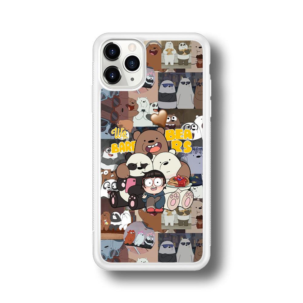 Bare Bears One Love as Family iPhone 11 Pro Case-Oxvistore