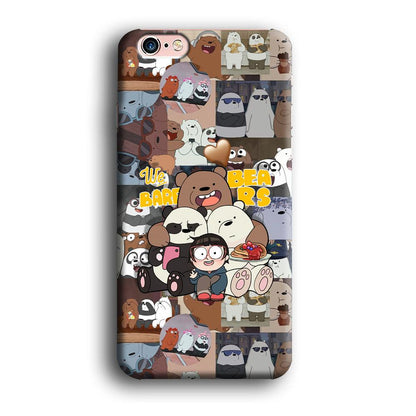 Bare Bears One Love as Family iPhone 6 Plus | 6s Plus Case-Oxvistore