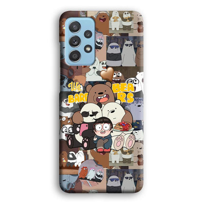 Bare Bears One Love as Family Samsung Galaxy A52 Case-Oxvistore