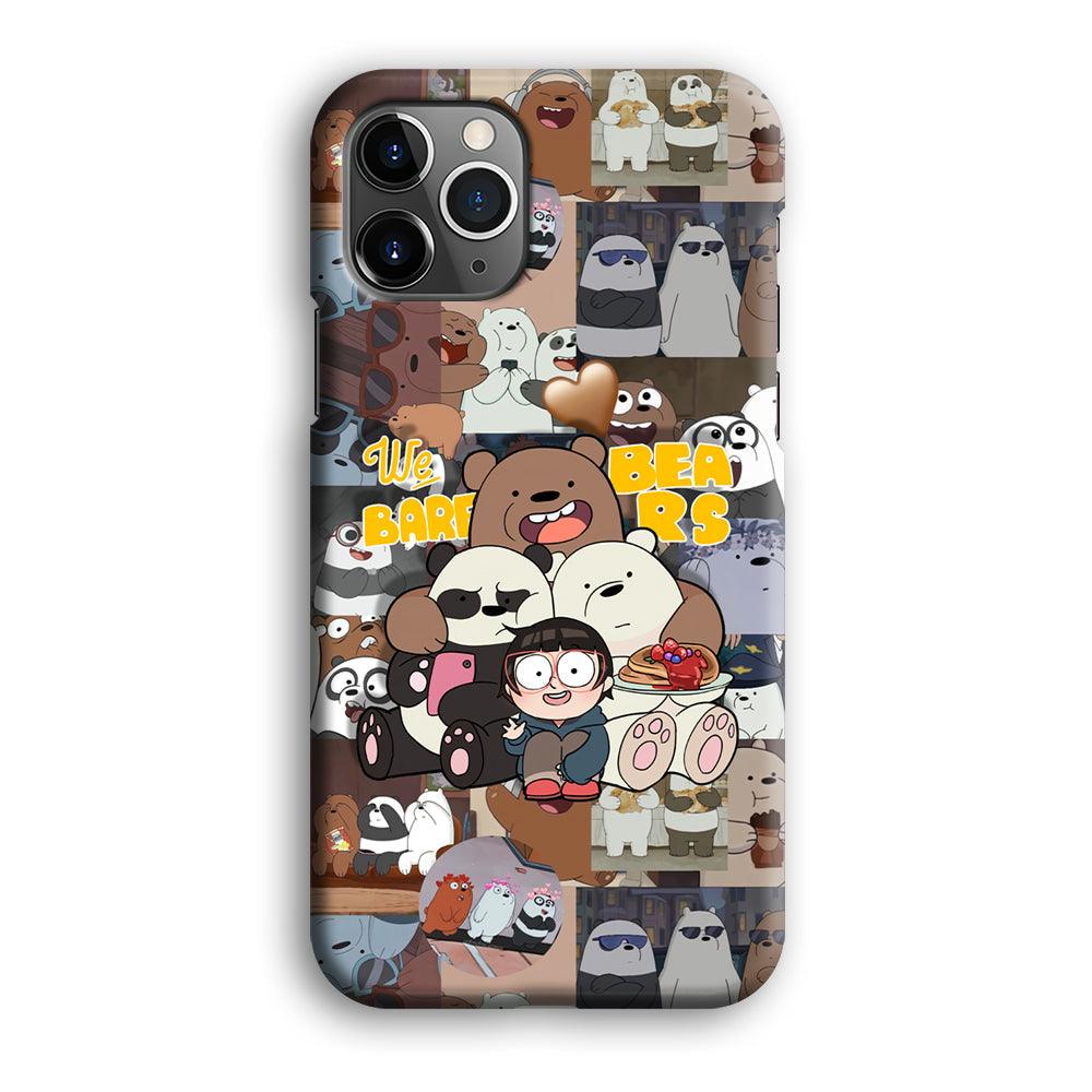 Bare Bears One Love as Family iPhone 12 Pro Case-Oxvistore