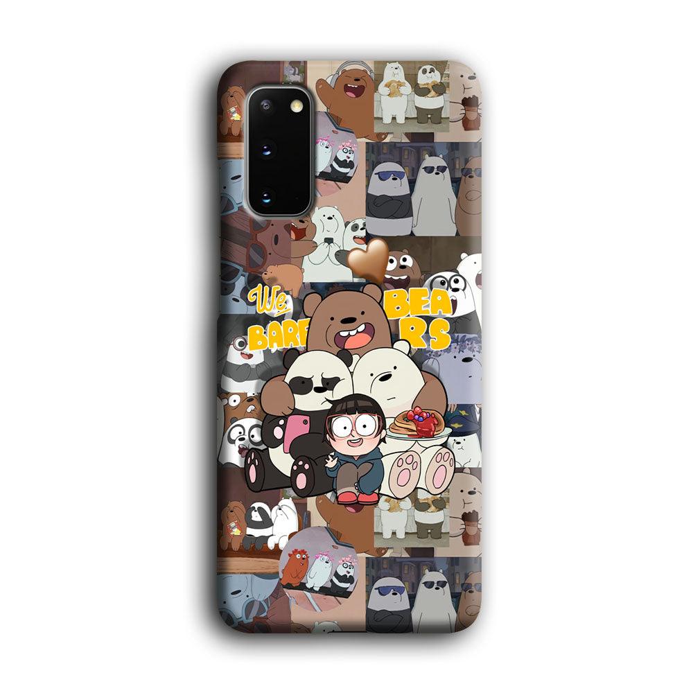 Bare Bears One Love as Family Samsung Galaxy S20 Case-Oxvistore