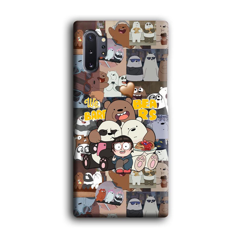 Bare Bears One Love as Family Samsung Galaxy Note 10 Plus Case-Oxvistore