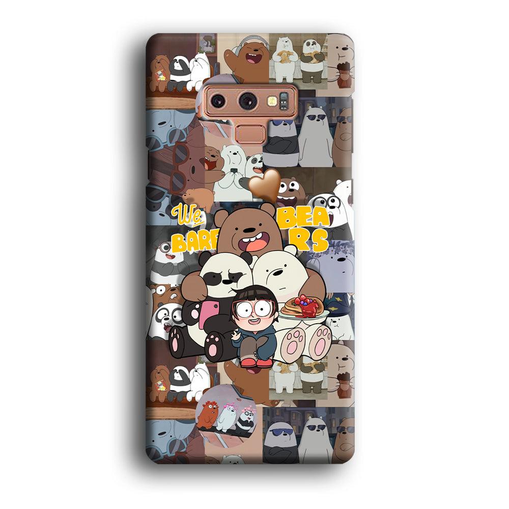 Bare Bears One Love as Family Samsung Galaxy Note 9 Case-Oxvistore