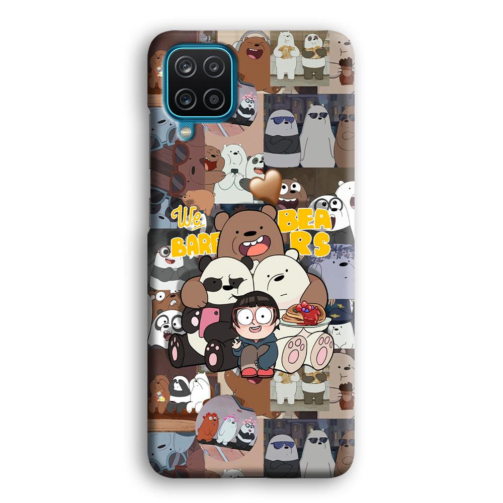 Bare Bears One Love as Family Samsung Galaxy A12 Case-Oxvistore