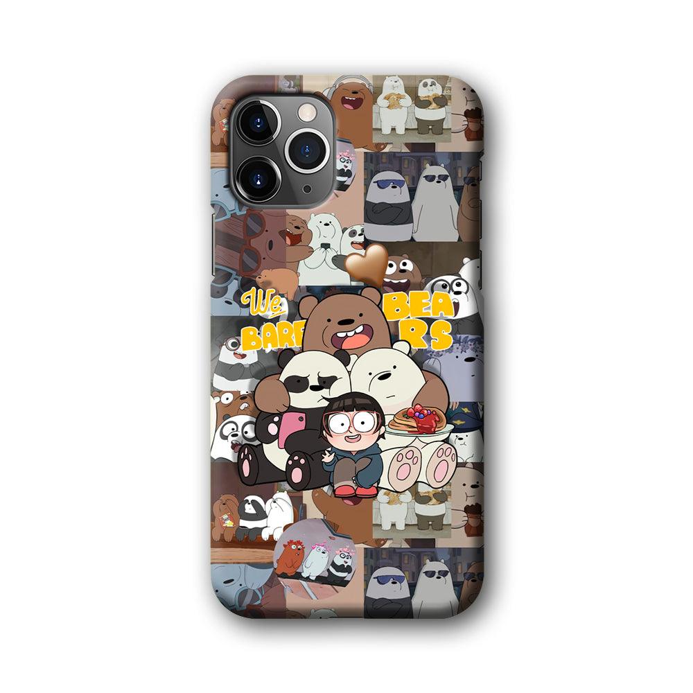 Bare Bears One Love as Family iPhone 11 Pro Case-Oxvistore