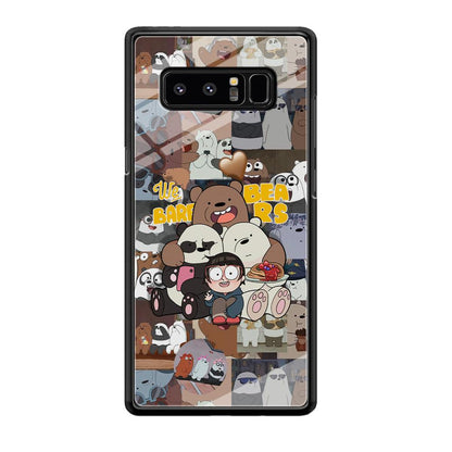 Bare Bears One Love as Family Samsung Galaxy Note 8 Case-Oxvistore