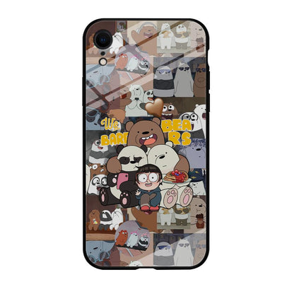 Bare Bears One Love as Family iPhone XR Case-Oxvistore