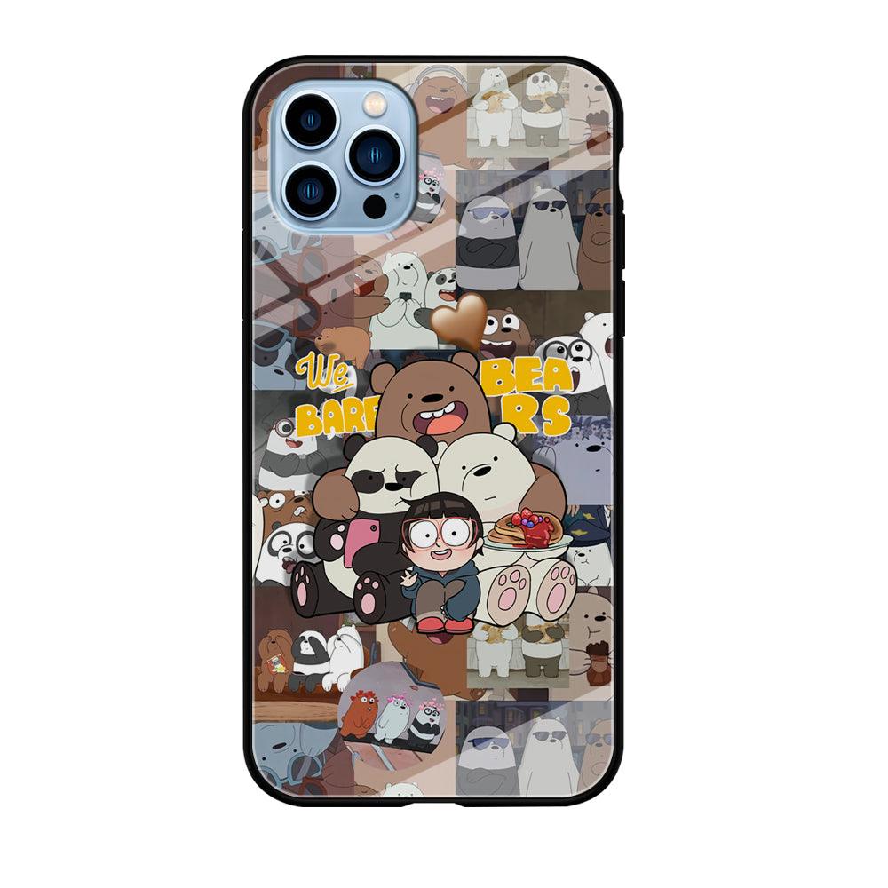 Bare Bears One Love as Family iPhone 12 Pro Max Case-Oxvistore