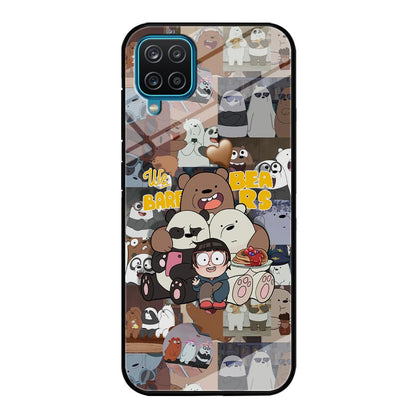 Bare Bears One Love as Family Samsung Galaxy A12 Case-Oxvistore