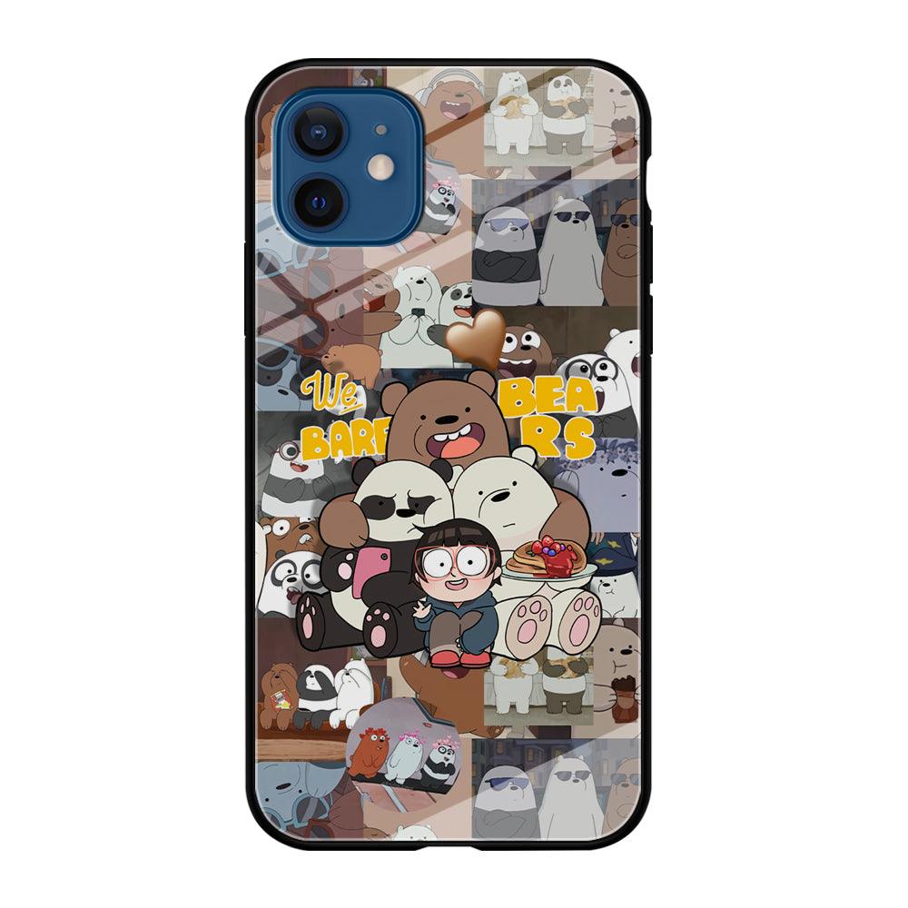 Bare Bears One Love as Family iPhone 12 Case-Oxvistore