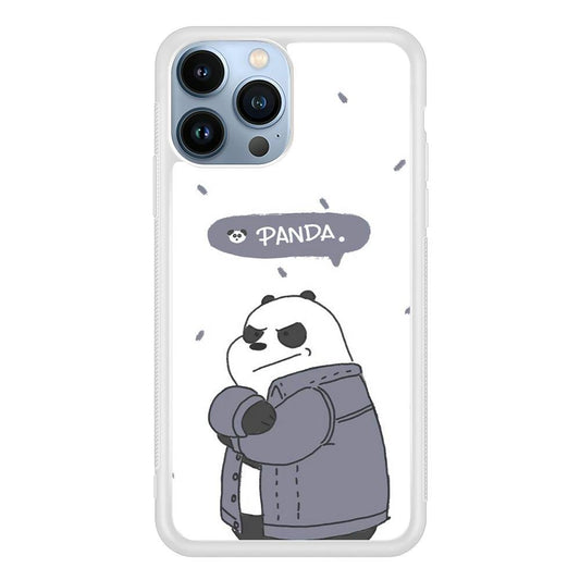 Bare Bears Panda iPhone 15 Pro Case-Oxvistore