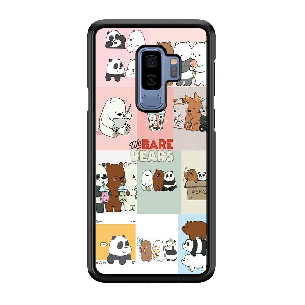 Bare Bears Pleasure Take a Moment Samsung Galaxy S9 Plus Case-Oxvistore