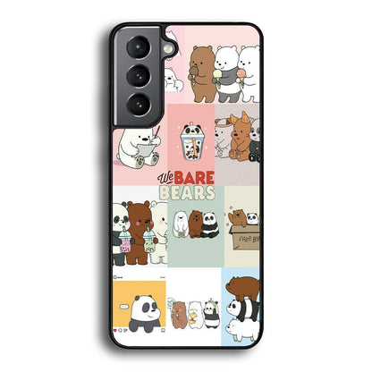 Bare Bears Pleasure Take a Moment Samsung Galaxy S21 Plus Case-Oxvistore