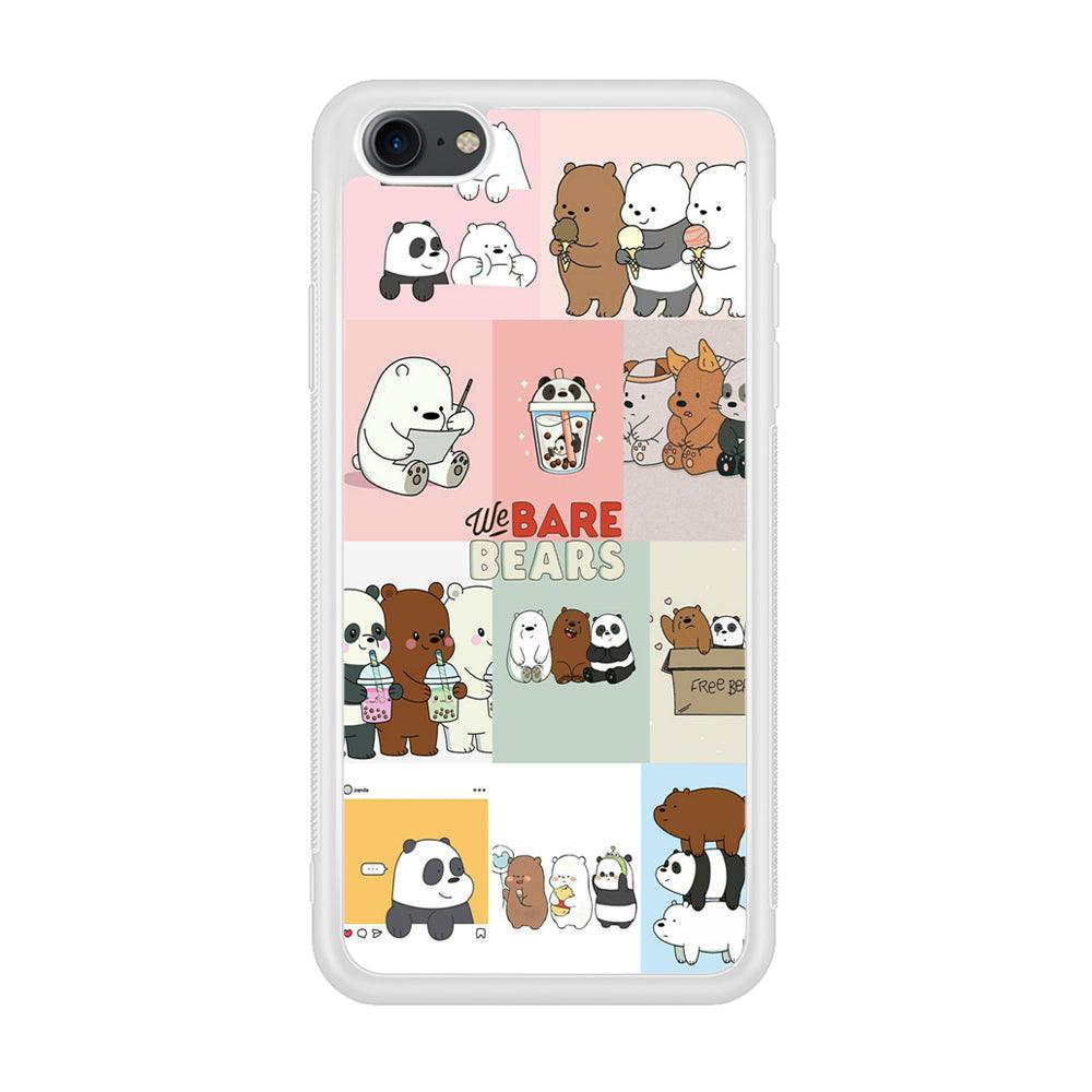 Bare Bears Pleasure Take a Moment iPhone 8 Case-Oxvistore