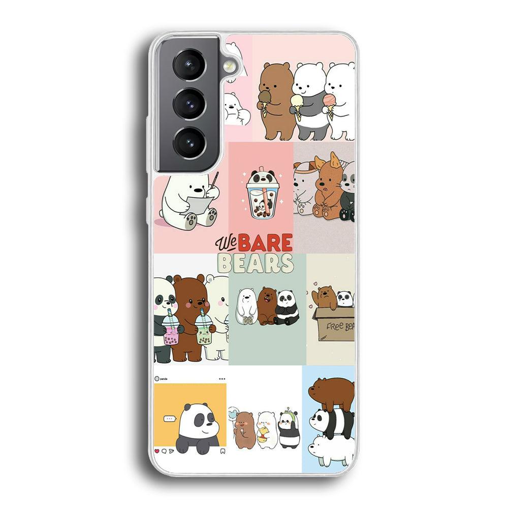 Bare Bears Pleasure Take a Moment Samsung Galaxy S21 Plus Case-Oxvistore