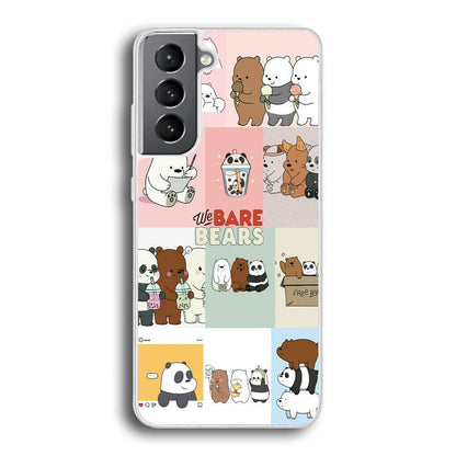 Bare Bears Pleasure Take a Moment Samsung Galaxy S21 Plus Case-Oxvistore