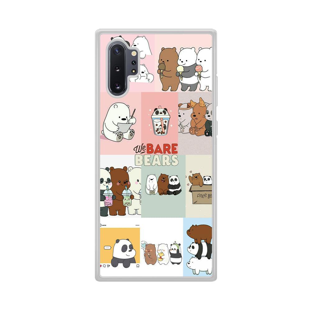 Bare Bears Pleasure Take a Moment Samsung Galaxy Note 10 Plus Case-Oxvistore