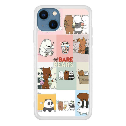 Bare Bears Pleasure Take a Moment iPhone 13 Case-Oxvistore