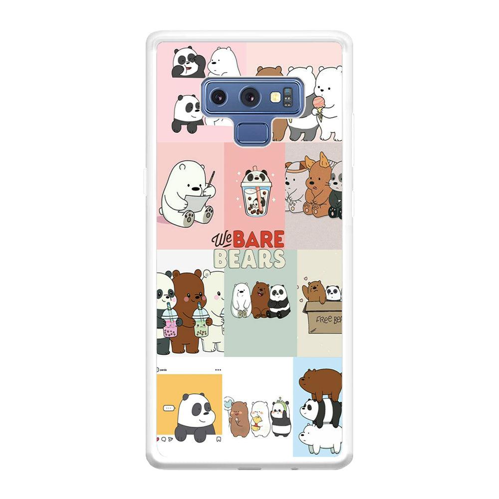 Bare Bears Pleasure Take a Moment Samsung Galaxy Note 9 Case-Oxvistore