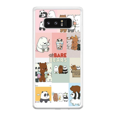 Bare Bears Pleasure Take a Moment Samsung Galaxy Note 8 Case-Oxvistore