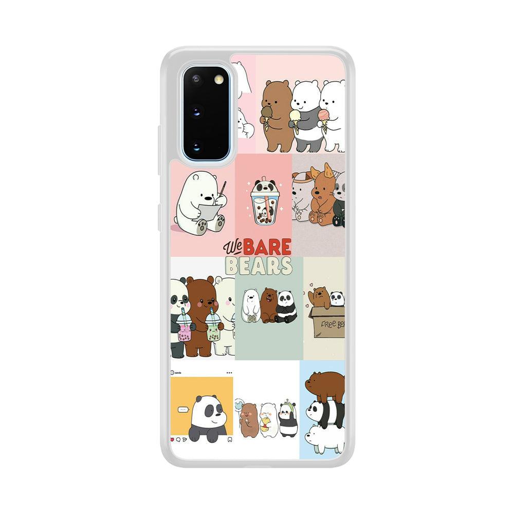 Bare Bears Pleasure Take a Moment Samsung Galaxy S20 Case-Oxvistore