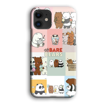 Bare Bears Pleasure Take a Moment iPhone 12 Case-Oxvistore