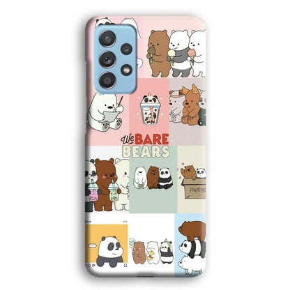 Bare Bears Pleasure Take a Moment Samsung Galaxy A52 Case-Oxvistore