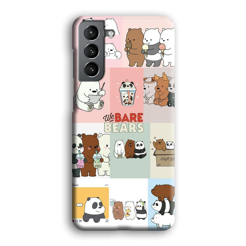 Bare Bears Pleasure Take a Moment Samsung Galaxy S21 Plus Case-Oxvistore