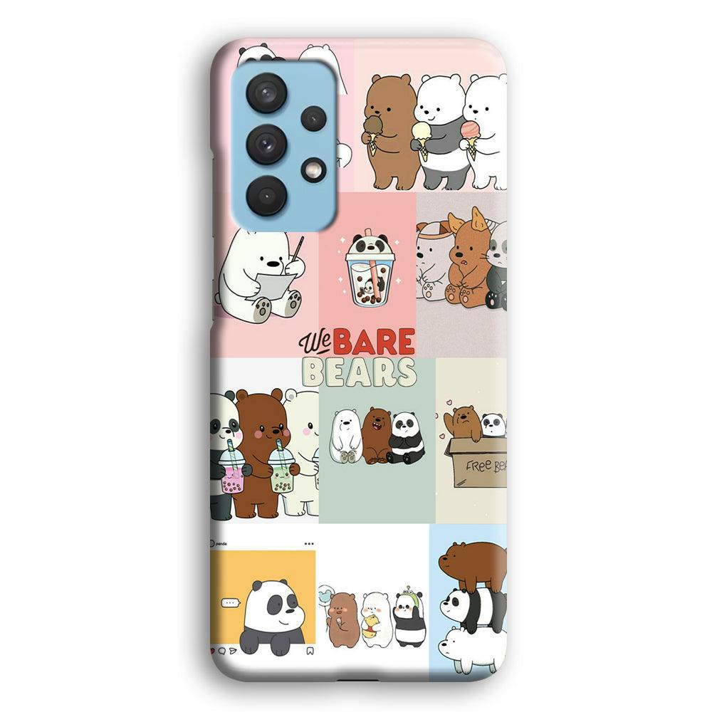 Bare Bears Pleasure Take a Moment Samsung Galaxy A32 Case-Oxvistore