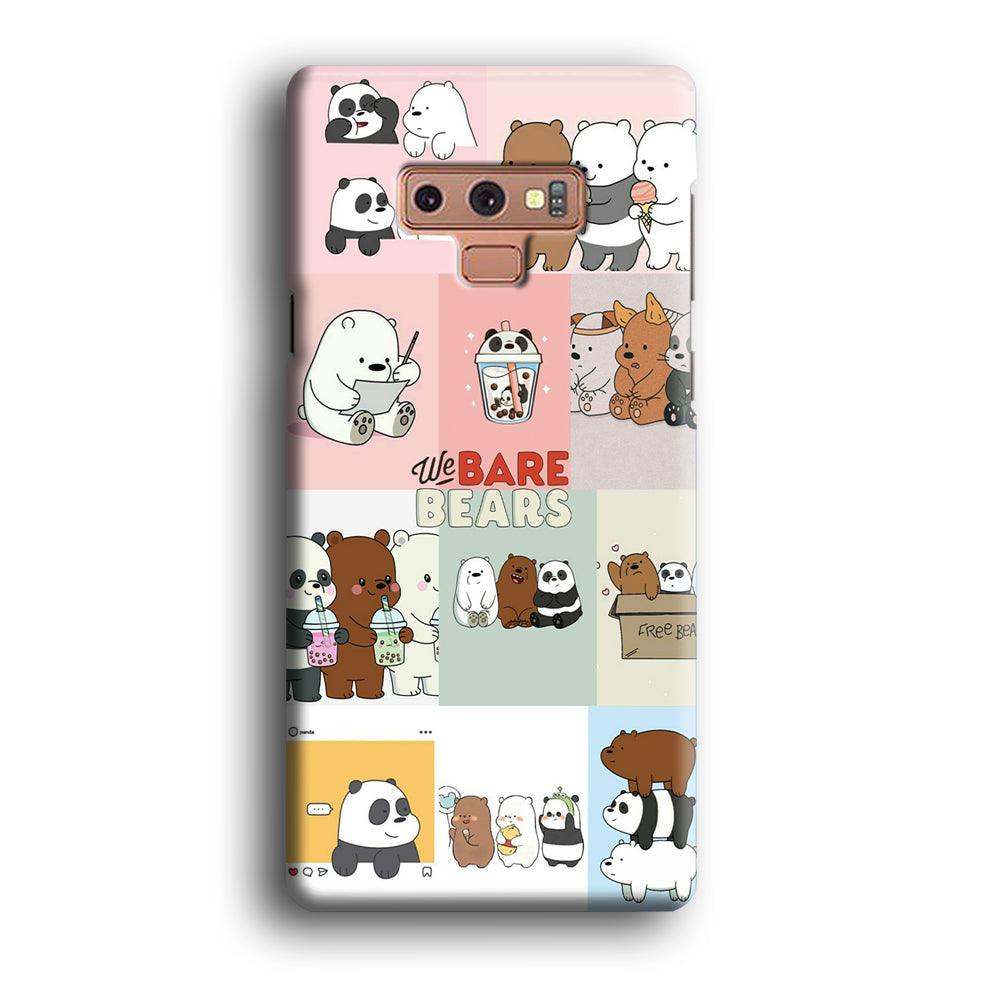 Bare Bears Pleasure Take a Moment Samsung Galaxy Note 9 Case-Oxvistore