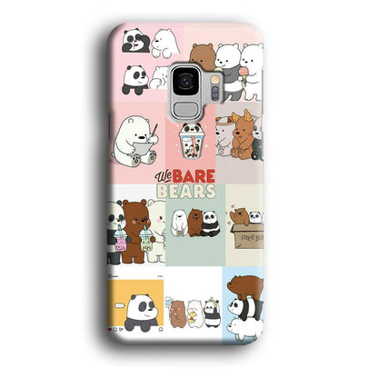 Bare Bears Pleasure Take a Moment Samsung Galaxy S9 Case-Oxvistore