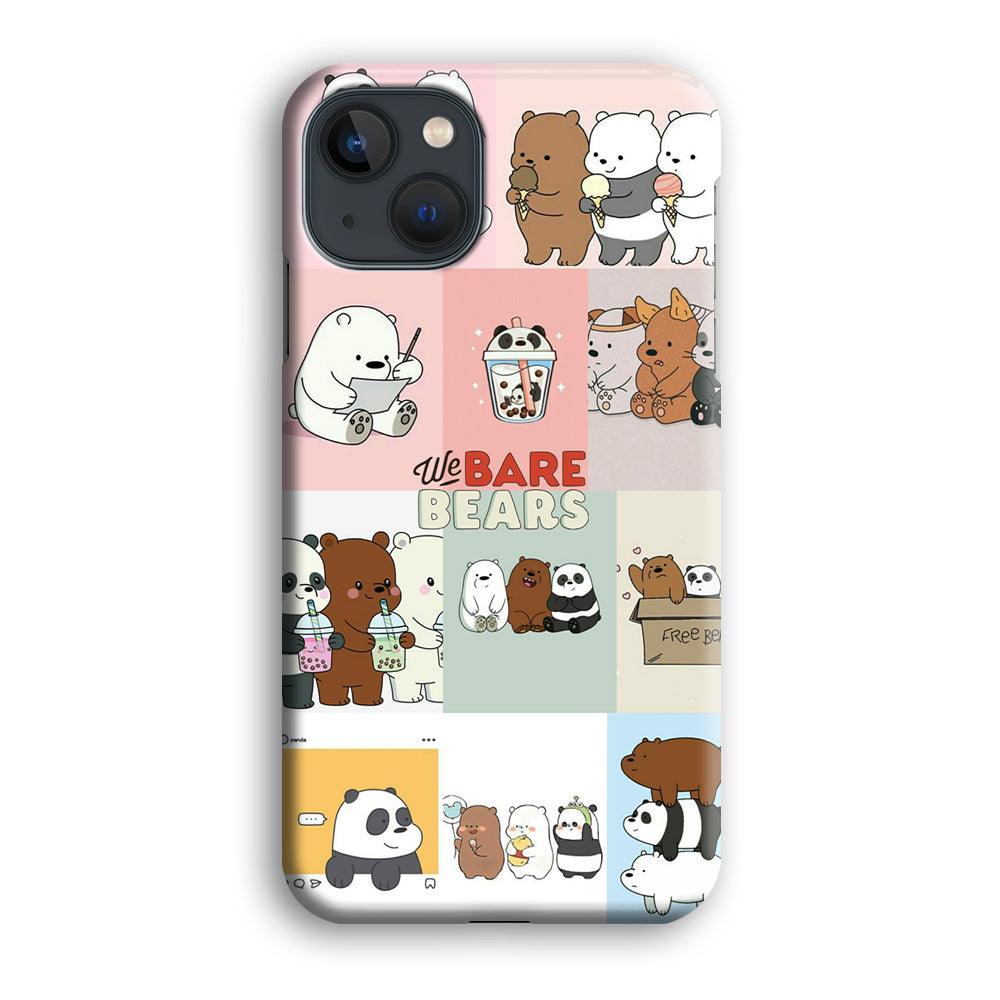 Bare Bears Pleasure Take a Moment iPhone 13 Case-Oxvistore