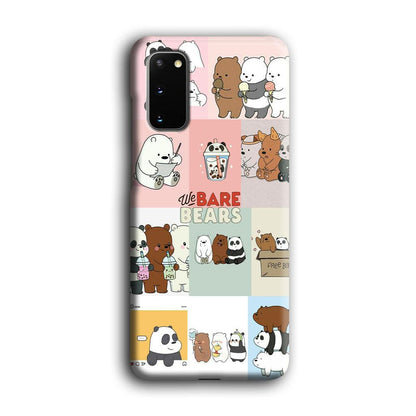 Bare Bears Pleasure Take a Moment Samsung Galaxy S20 Case-Oxvistore