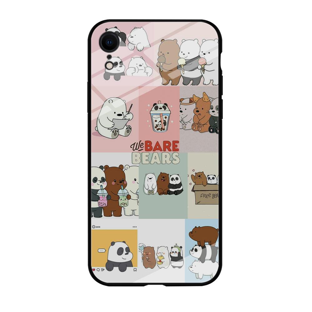 Bare Bears Pleasure Take a Moment iPhone XR Case-Oxvistore