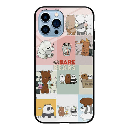 Bare Bears Pleasure Take a Moment iPhone 13 Pro Case-Oxvistore