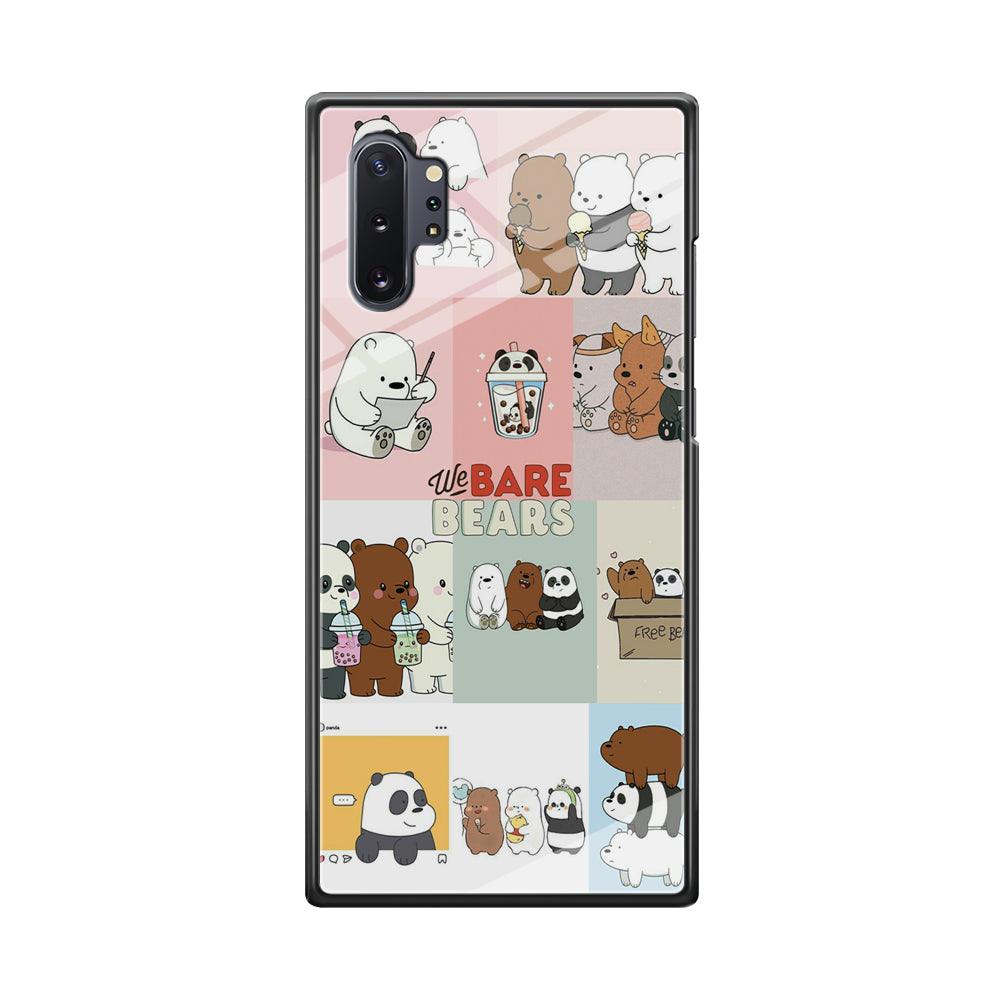 Bare Bears Pleasure Take a Moment Samsung Galaxy Note 10 Plus Case-Oxvistore