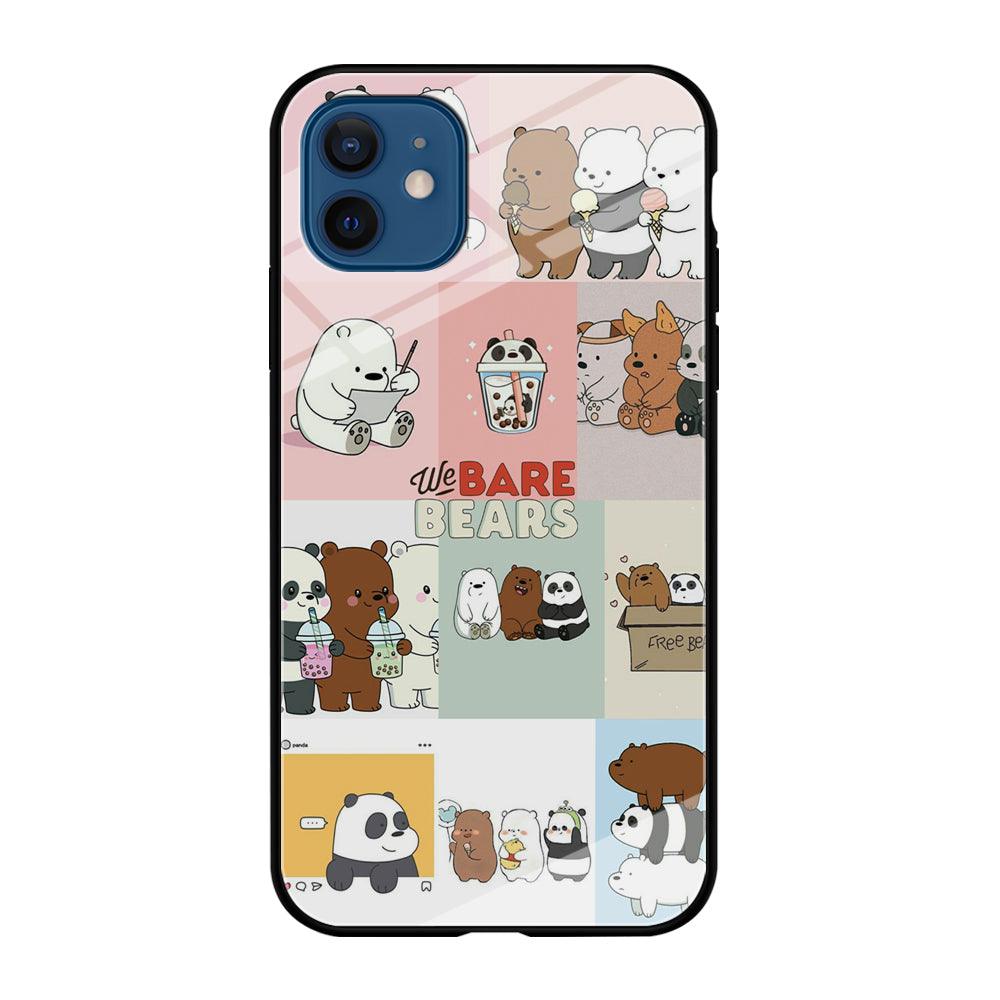 Bare Bears Pleasure Take a Moment iPhone 12 Case-Oxvistore