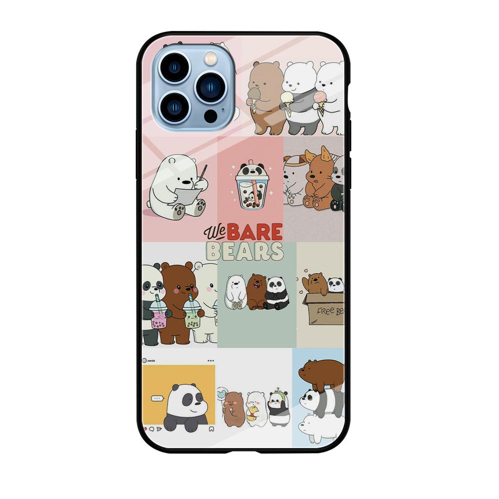 Bare Bears Pleasure Take a Moment iPhone 12 Pro Case-Oxvistore