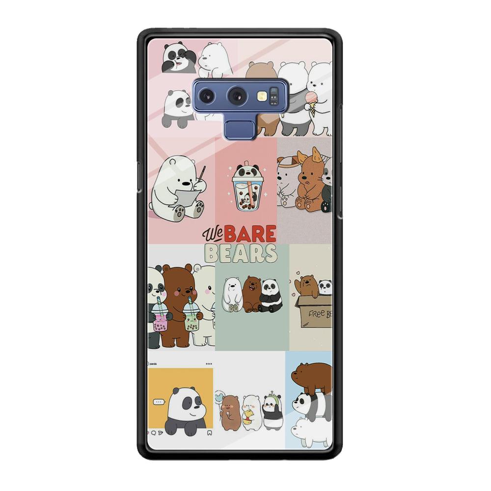 Bare Bears Pleasure Take a Moment Samsung Galaxy Note 9 Case-Oxvistore