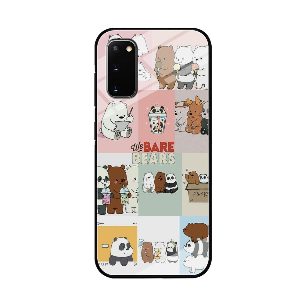 Bare Bears Pleasure Take a Moment Samsung Galaxy S20 Case-Oxvistore