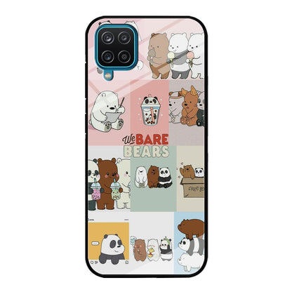 Bare Bears Pleasure Take a Moment Samsung Galaxy A12 Case-Oxvistore