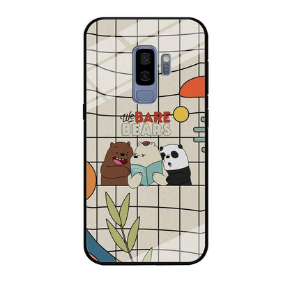 Bare Bears Reading a Book Samsung Galaxy S9 Plus Case-Oxvistore