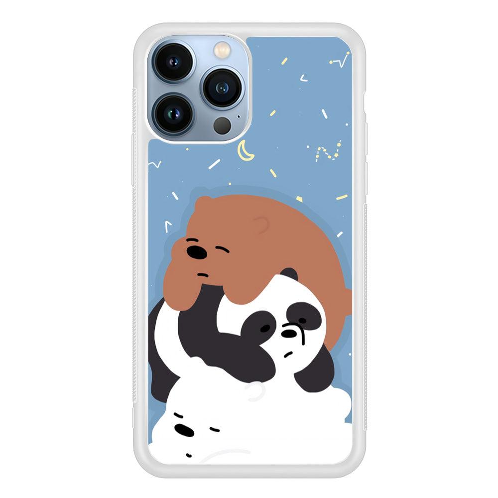 Bare Bears Tired and Feel Asleep iPhone 13 Pro Case-Oxvistore