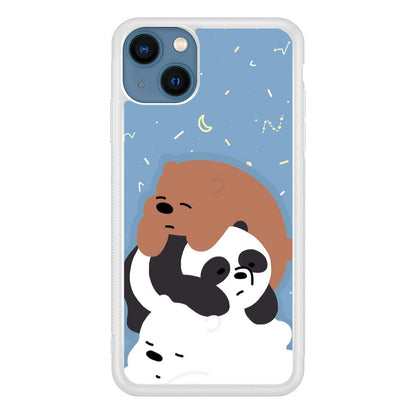 Bare Bears Tired and Feel Asleep iPhone 14 Plus Case-Oxvistore