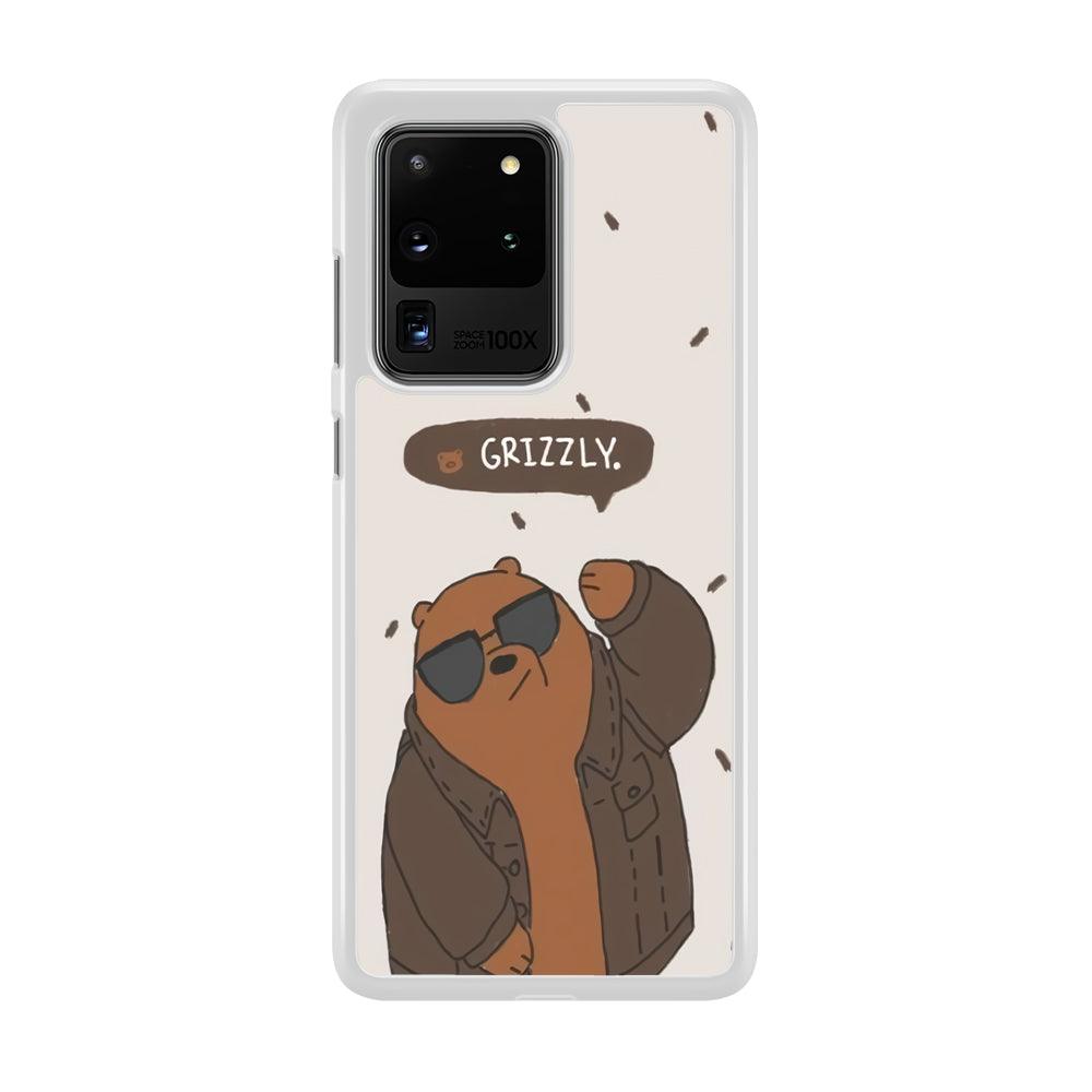 Bare Bears Grizzly Samsung Galaxy S20 Ultra Case-Oxvistore