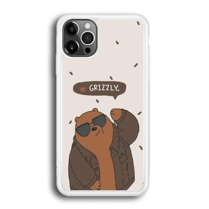 Bare Bears Grizzly iPhone 12 Pro Max Case-Oxvistore