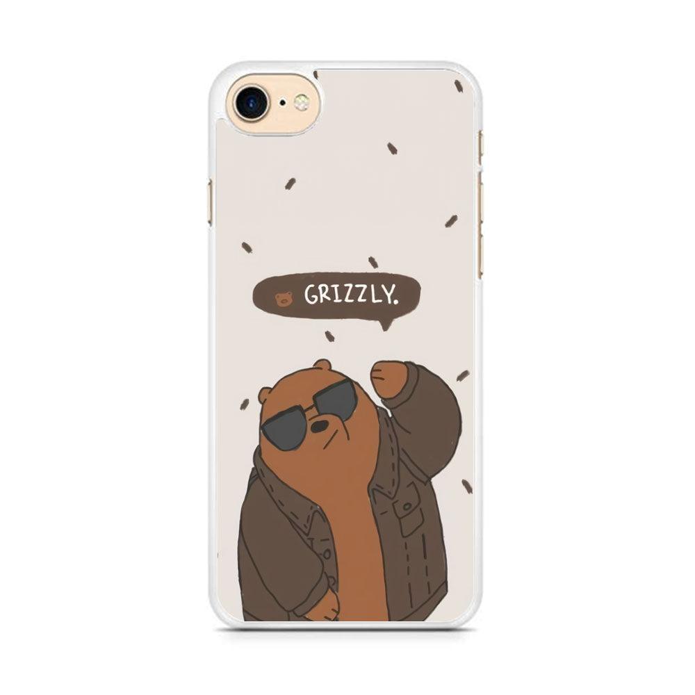 Bare Bears Grizzly iPhone 8 Case-Oxvistore